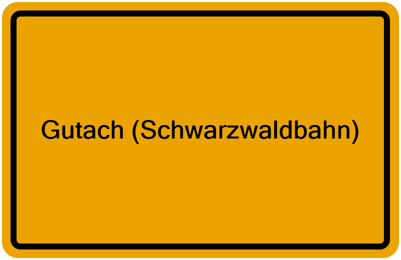 Handelsregister Gutach (Schwarzwaldbahn)